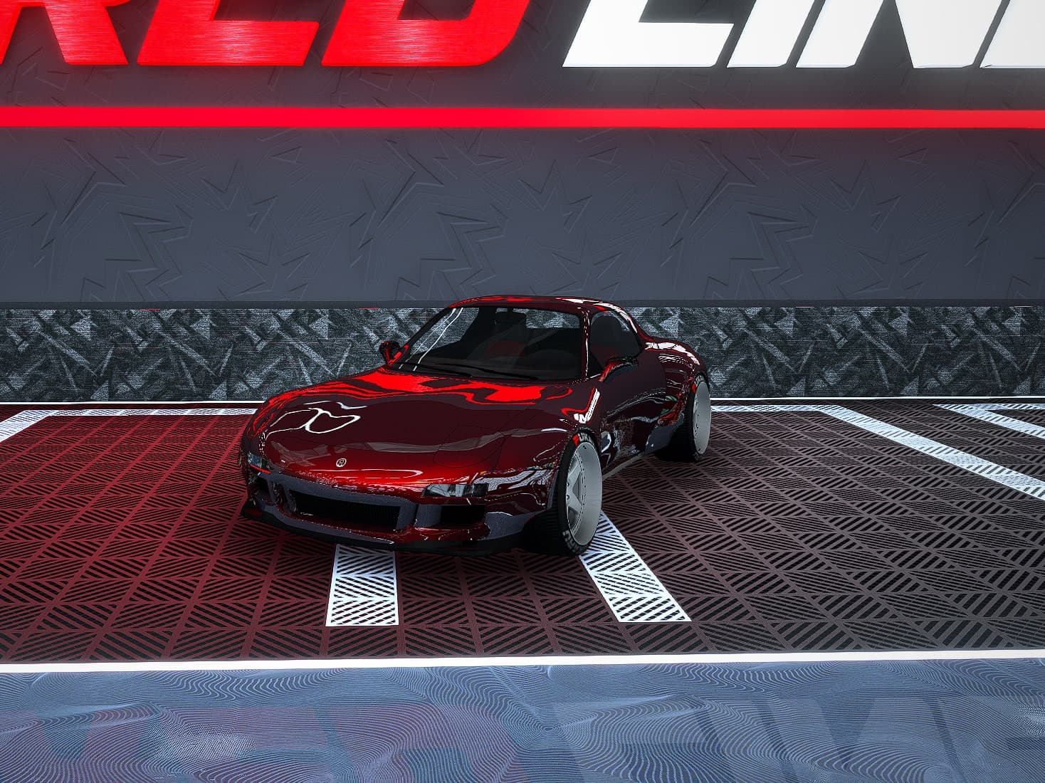 Annis ZR GPR in candy red, front three-quarter view
